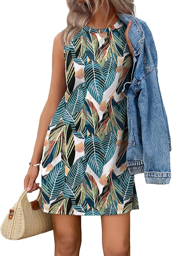 Floral Palm Leaf