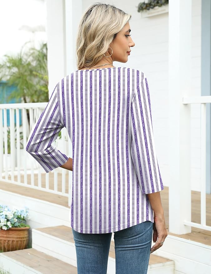2-purple-white Stripes