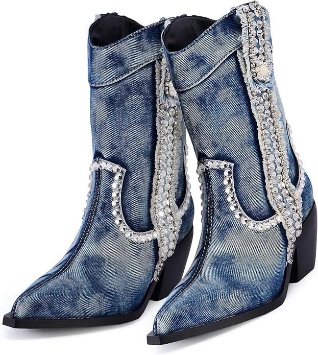 Blue Rhinestones