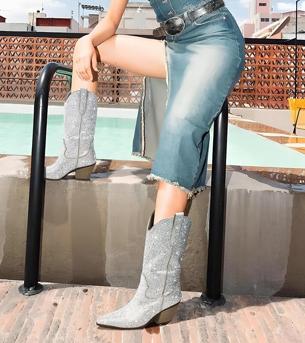 Mid Calf - Silver
