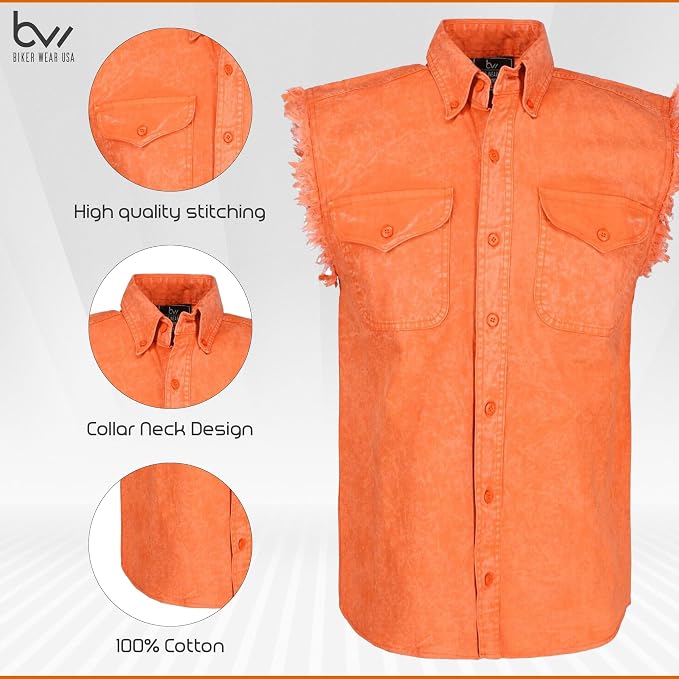 Stone Wash Orange