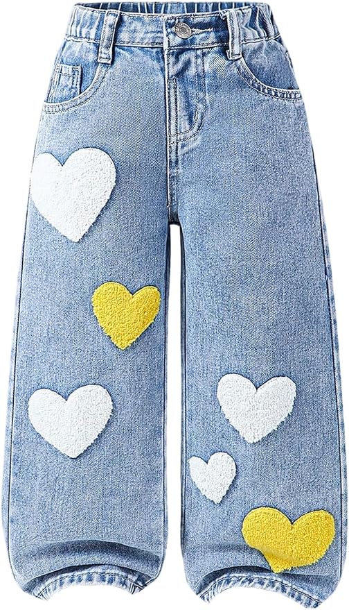 Light Blue Heart Embroidery