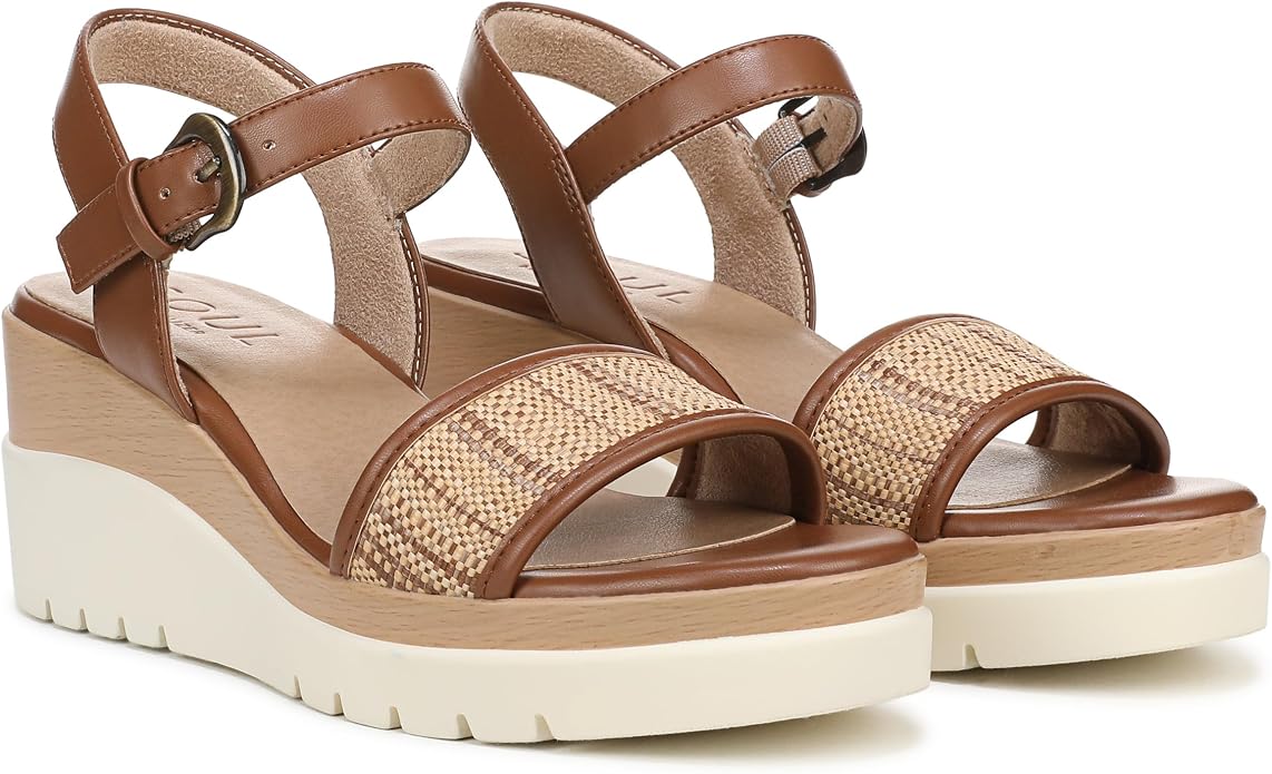 Natural Brown Faux Raffia