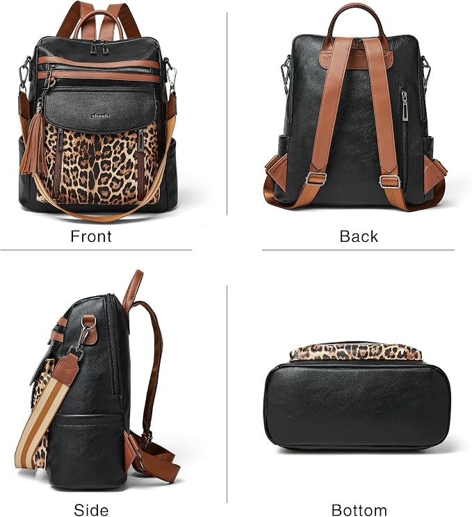 2-3 Black With Leopard