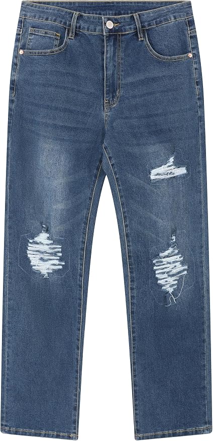 Dark Blue Ripped