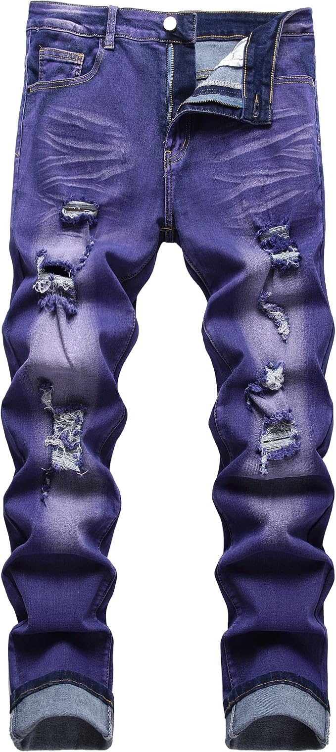 C#purple Stretch Jeans