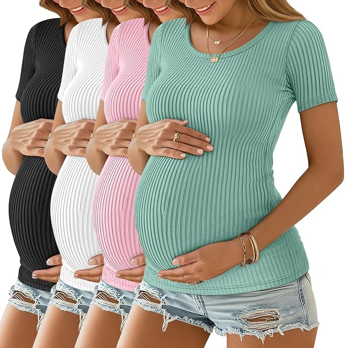 Mint Green, Pink, White, Black