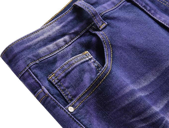 C#purple Stretch Jeans