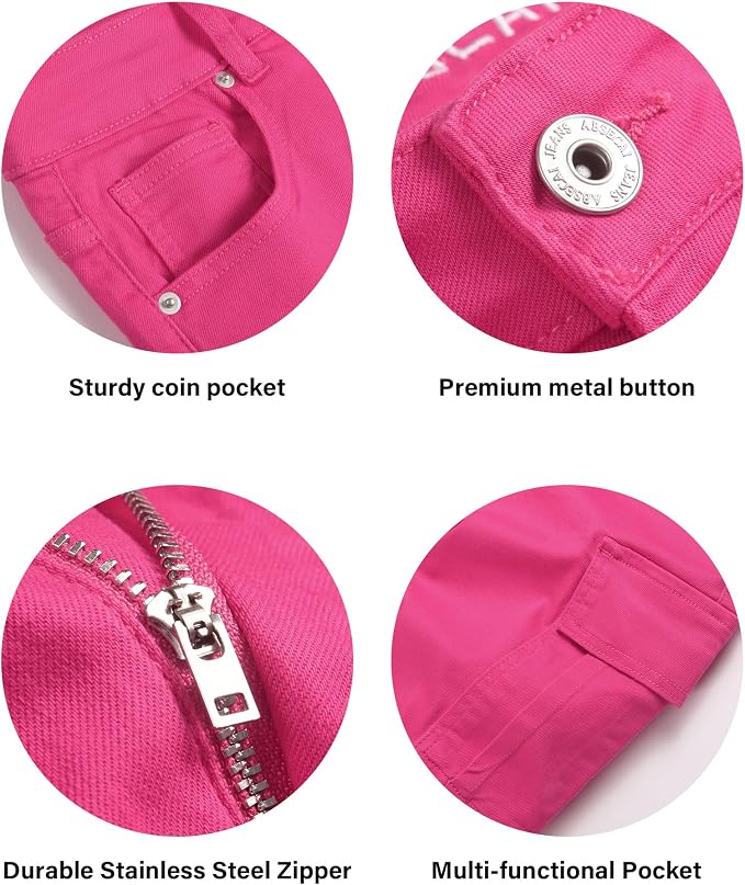 Pink Regular Back Pocket