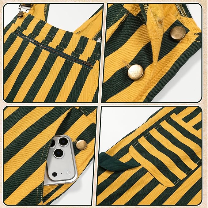 Yellow and Green Striped