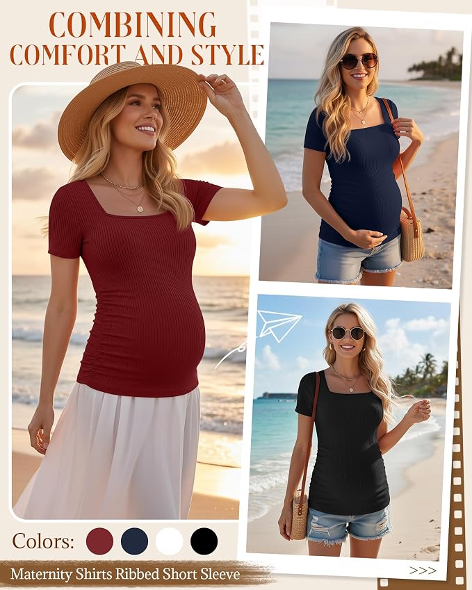 Black, White, Navy Blue, Wine Red
