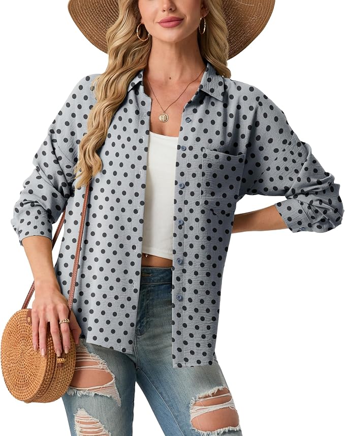 Denim O08 Polka Dot