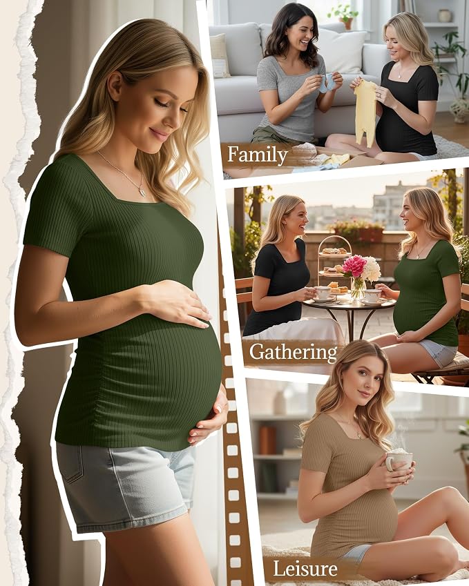 Black, Heather Gray, Khaki, Army Green