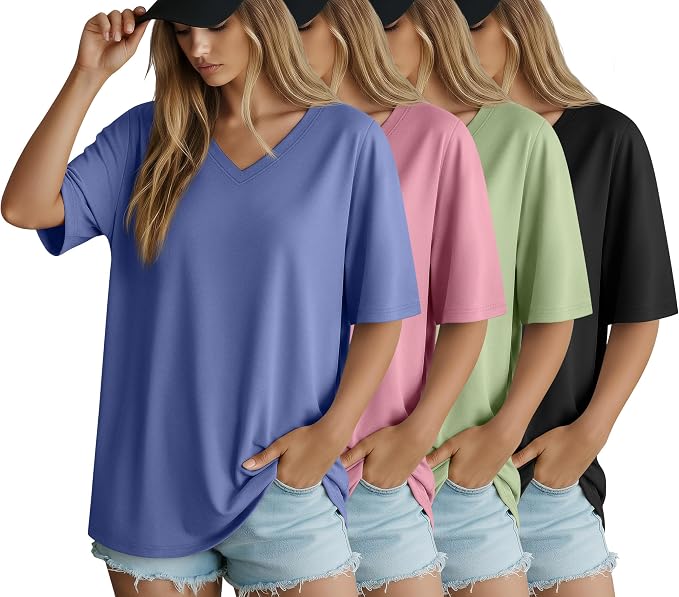 Black, Light Green, Pink, Denim Blue