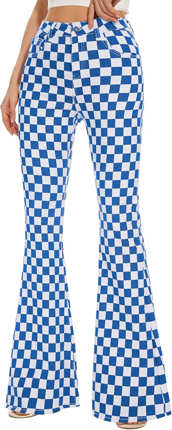 Blue White Plaid