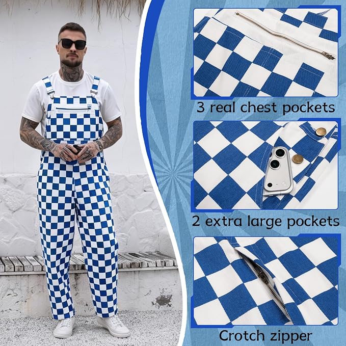 Blue Overall-long