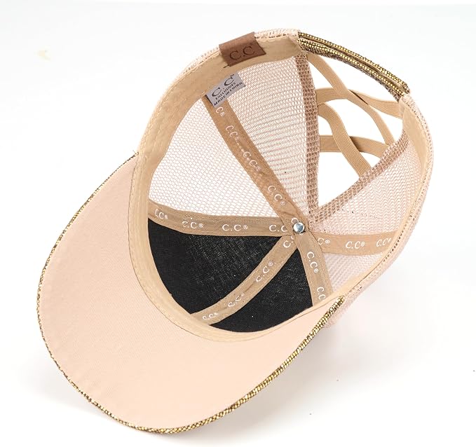 Glitter Mesh-gold