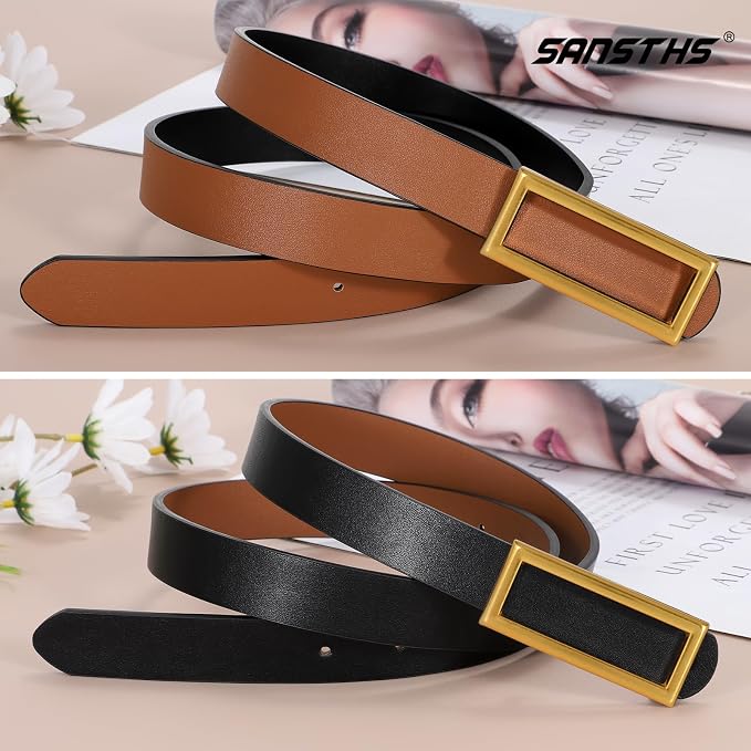 1pcs-black/Brown(antique Gold Buckle)