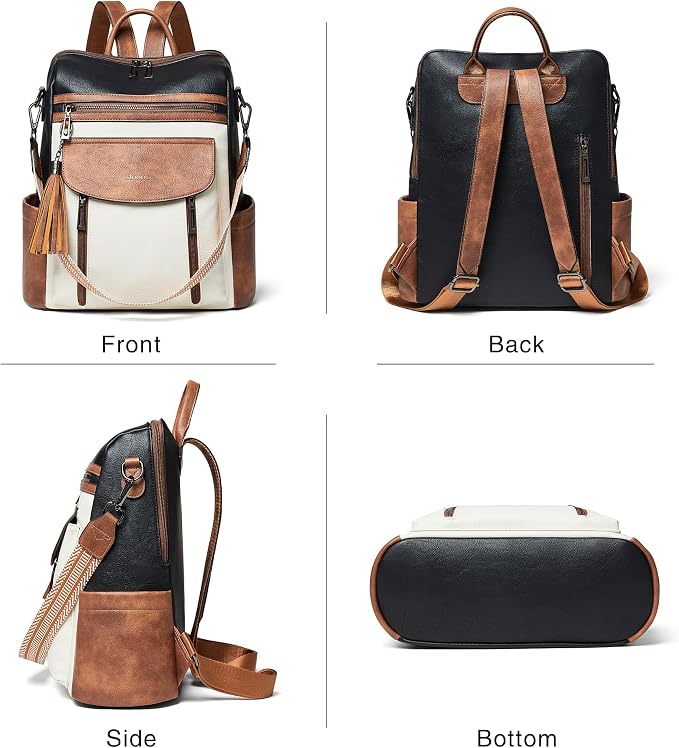 2-9 Black With Brown and White