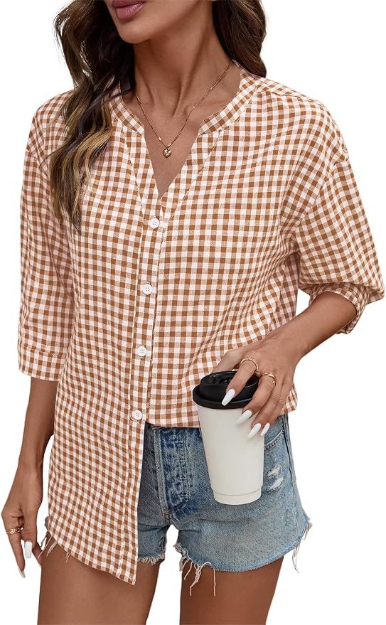 Light Brown Gingham