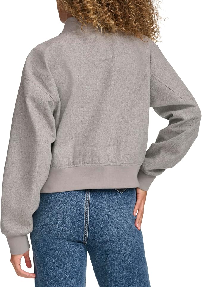 Heather Grey Wool Blend