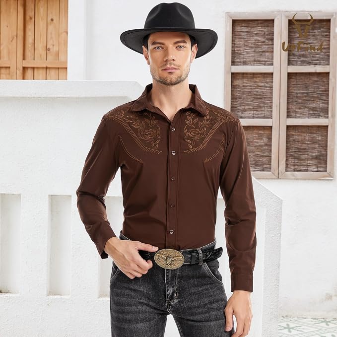Brown-brown Embroidery
