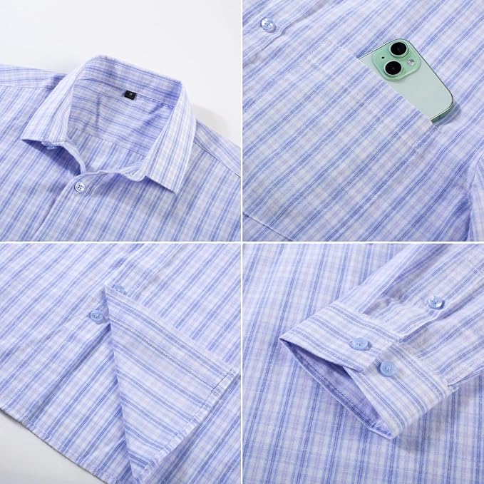Blue Purple Gingham