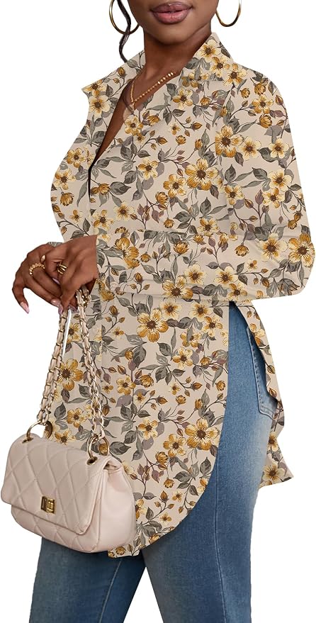 Khaki Floral
