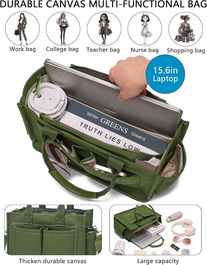 New Upgrade Army Green With Compartments and Side Cup Holders