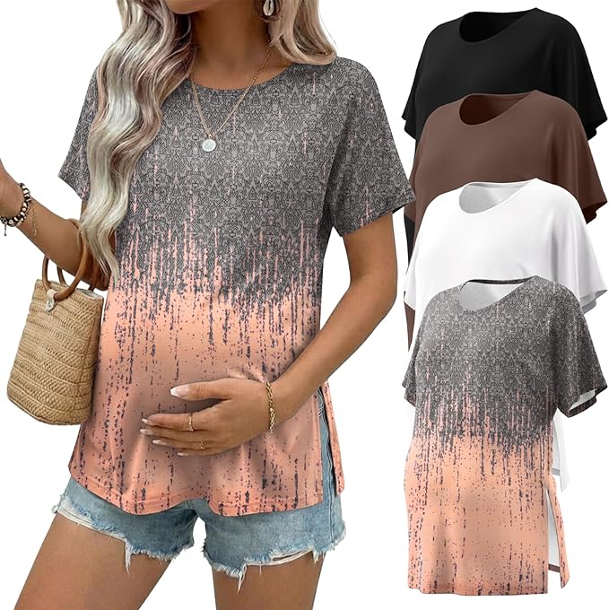 Black/Brown/White/Gradient Orange