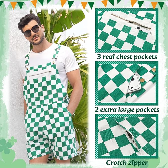 Green Overall-short