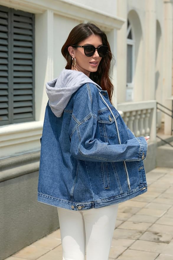 Medium Blue With Hood