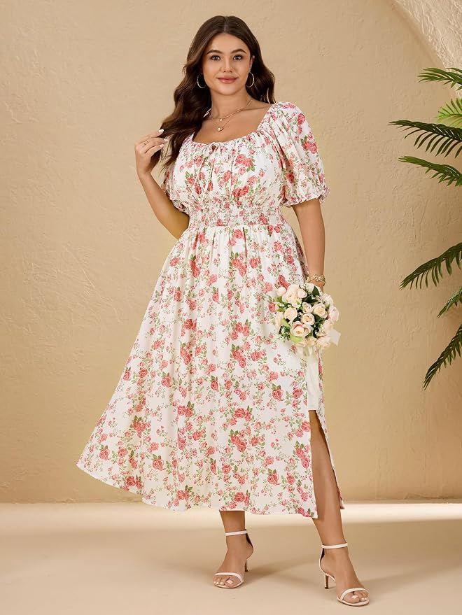 White Pink Floral