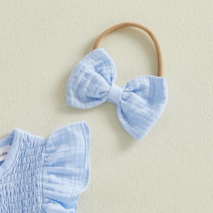 Smocked Blue