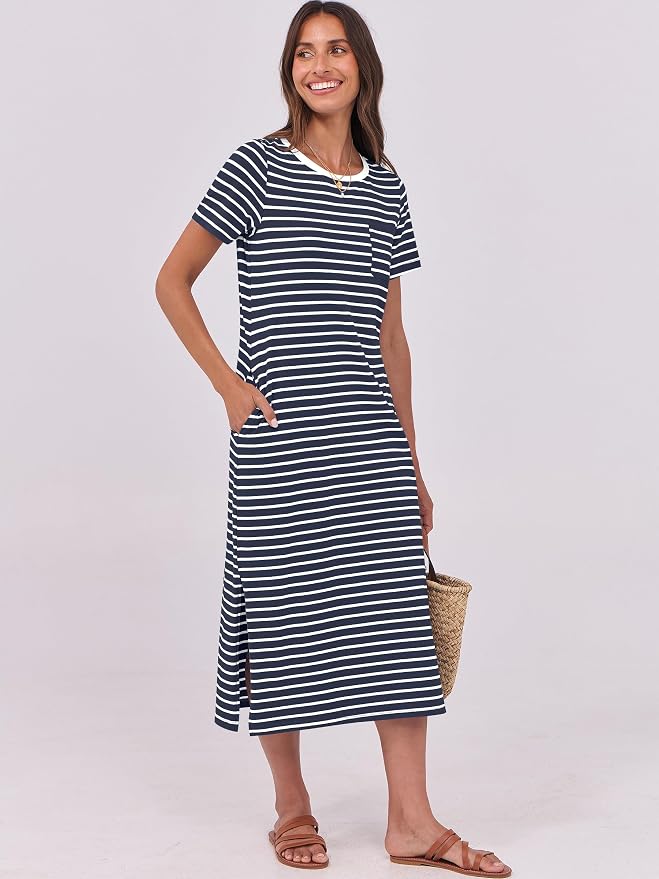 Blue White Stripe