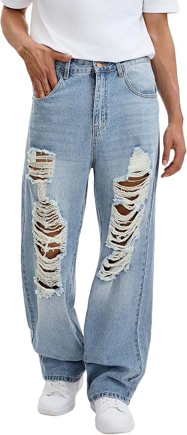 D#light Indigo Ripped