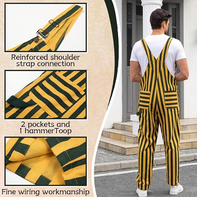 Yellow and Green Striped