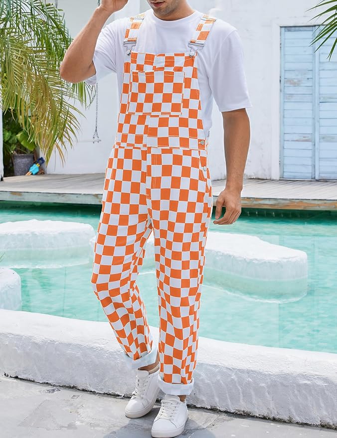 Orange Checkered