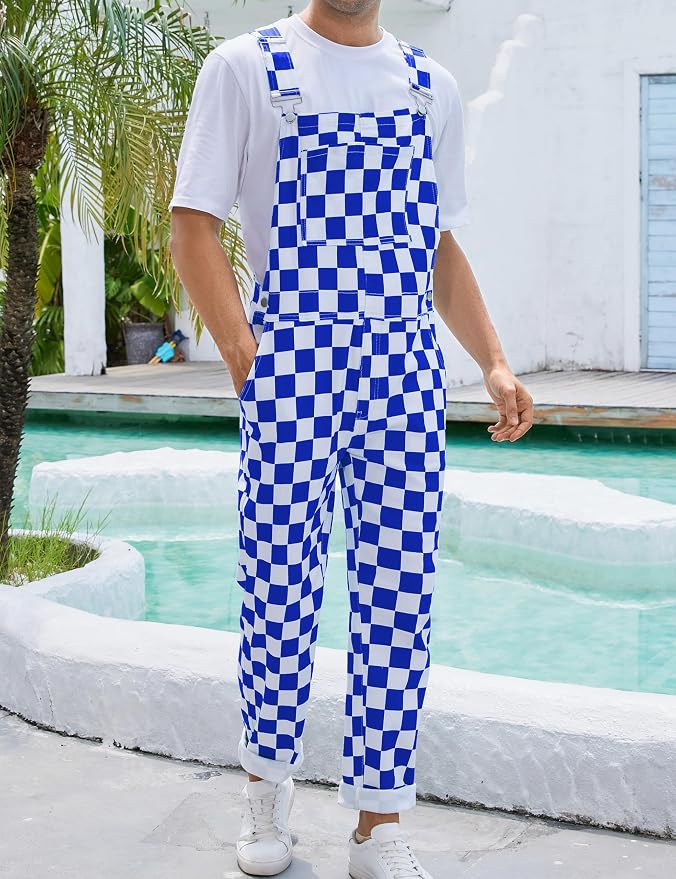 Blue and White Plaid