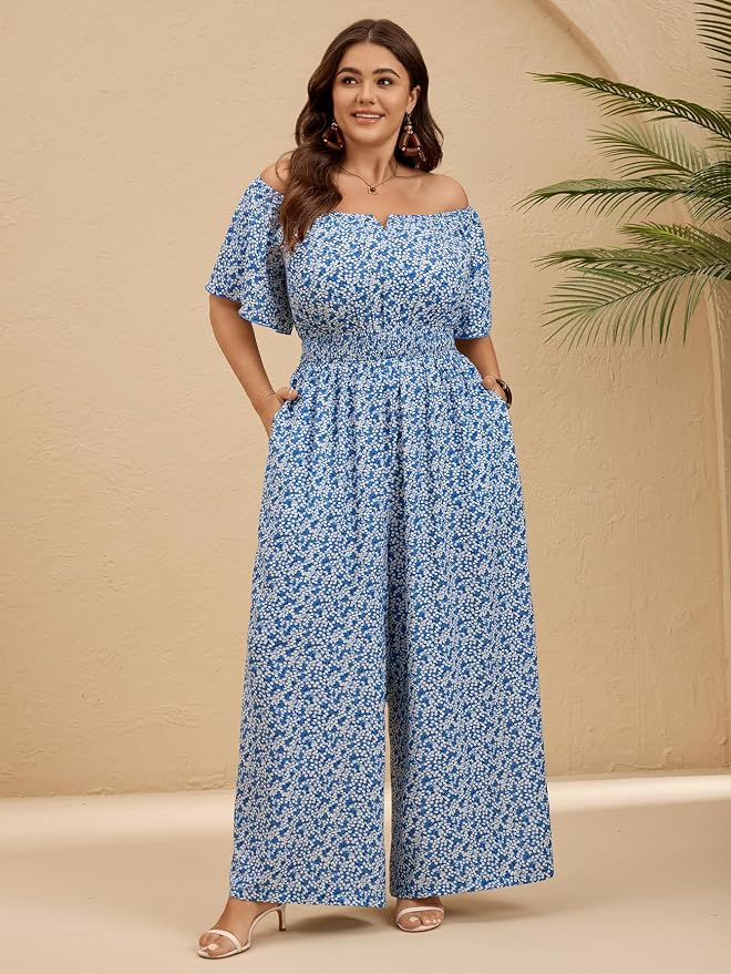 Blue Ditsy Floral
