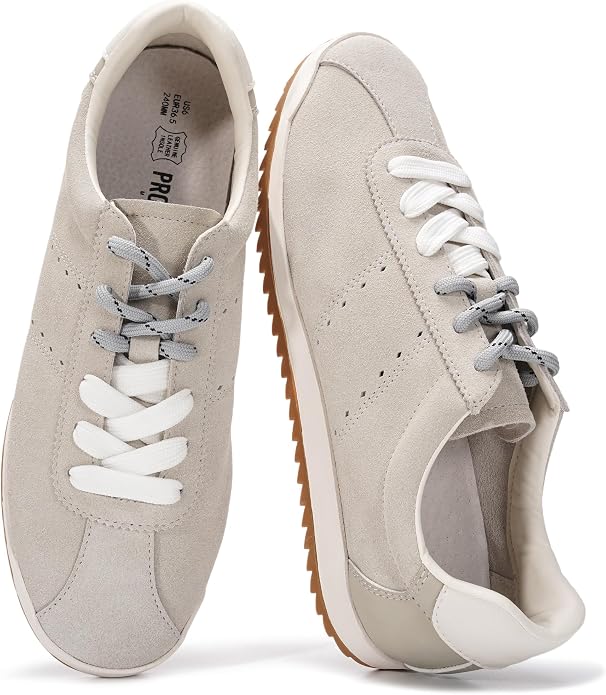 Off-white Suede