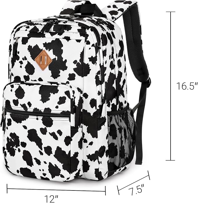 Cow Print Black