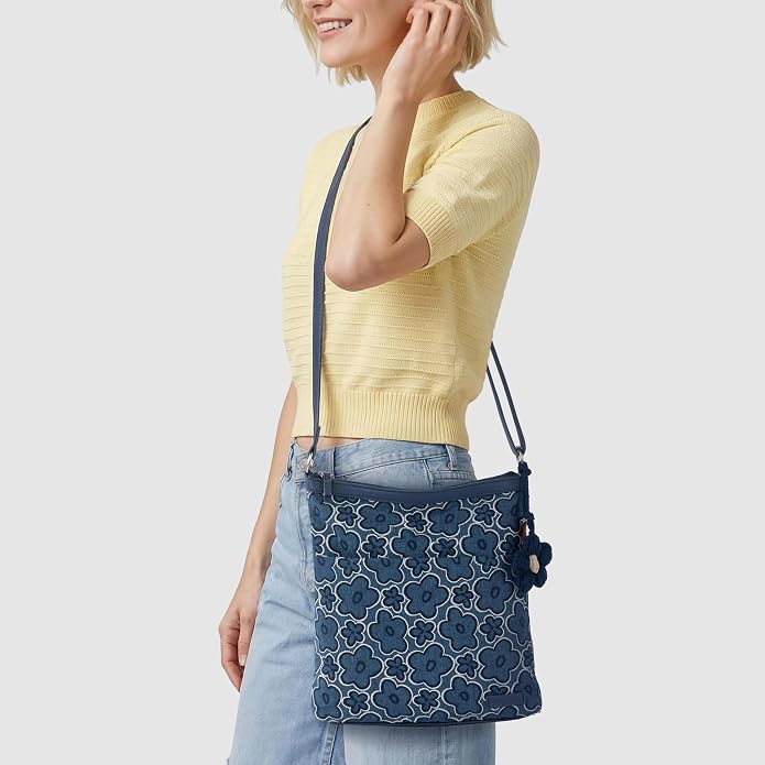 Denim Retro Flower