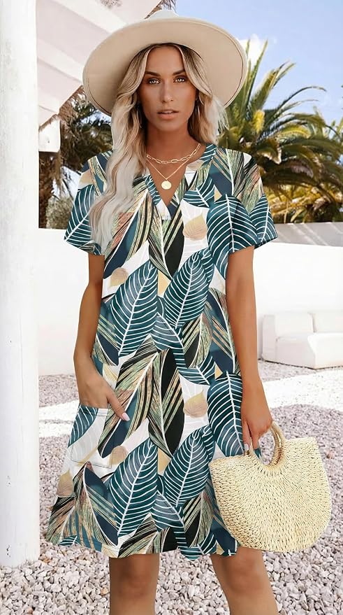 Floral Palm Leaf