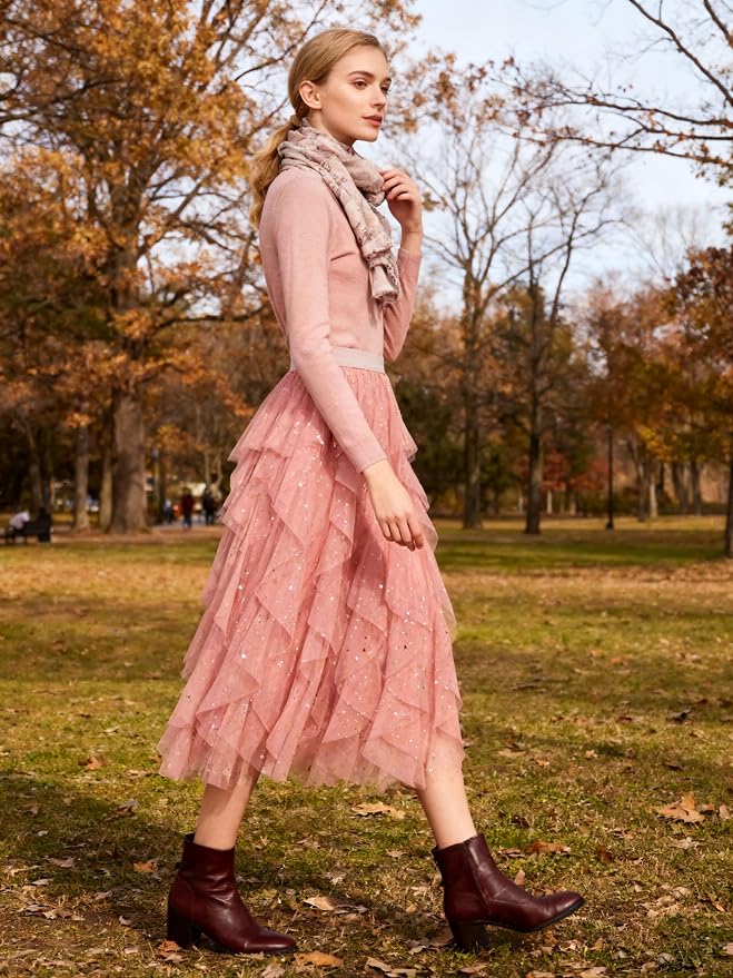 Sequin Blush Pink