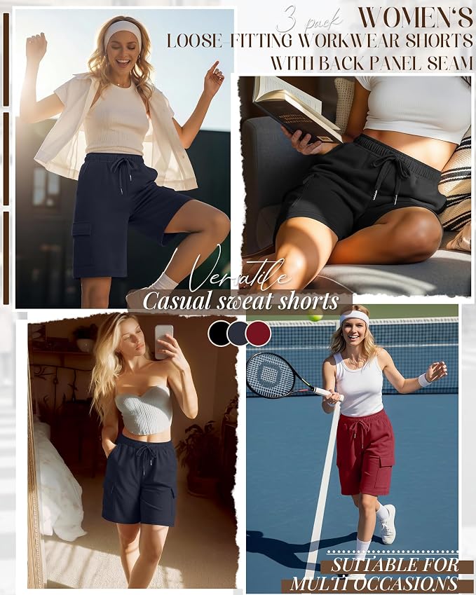Red, Navy Blue, Black