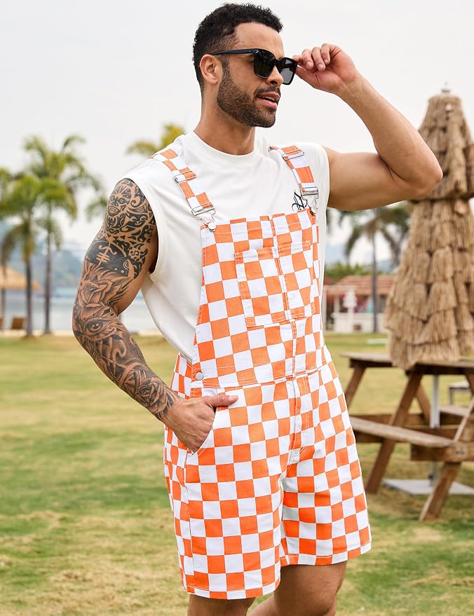 Orange Checkered