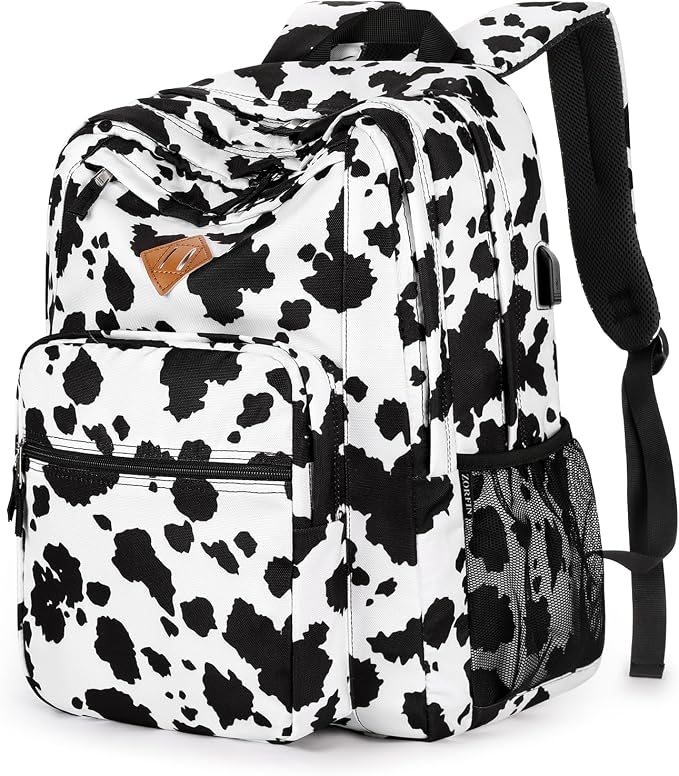 Cow Print Black