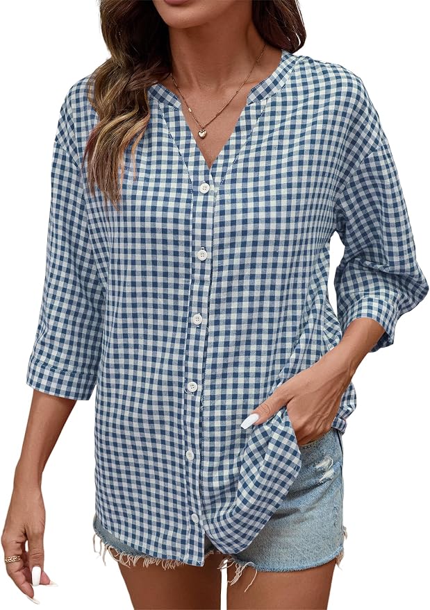 Navy Blue Gingham
