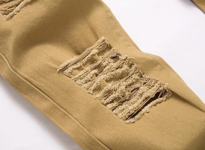 Ripped Khaki